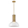Ombra LED Pendant in Lacquered Brass (138|FR41577LCB-LL)