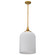Solara One Light Pendant in Natural Brass (72|60-8666)