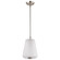 Lune One Light Pendant in Brushed Nickel (72|60-8227)