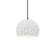 Radiance Collection LED Pendant in Antique Brass (102|CER-6580-CRB-ABRS-RIGID-LED1-700)