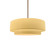 Radiance Collection One Light Pendant in Brushed Brass (102|CER-6540-MYLW-BRSS-RIGID)