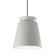 Radiance Collection One Light Pendant in Matte Black (102|CER-6427-MAT-MBLK-BKCD)