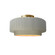 Radiance Collection One Light Semi-Flush Mount in Brushed Brass (102|CER-6370-MTGD-BRSS)