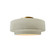 Radiance Collection One Light Semi-Flush Mount in Brushed Brass (102|CER-6360-CKC-BRSS)