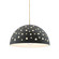 Radiance Collection One Light Pendant in Brushed Nickel (102|CER-6257-GRY-NCKL-BEIG-TWST)
