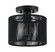 Acordia One Light Semi-Flush Mount in Black (107|60264-04)