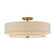 Bellingham Five Light Semi-Flush Mount in Antique Gold Leaf (107|58856-48)
