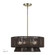 Florell Four Light Chandelier in Antique Brass (107|49144-01)
