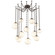 Gaia LED Pendant in Flat Bronze (404|SNB0092-12-FB-A-CH1-L1)