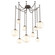 Gaia LED Pendant in Flat Bronze (404|SNB0092-09-FB-A-CH1-L1)