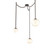 Gaia LED Pendant in Flat Bronze (404|SNB0092-03-FB-A-CH2-L1)