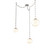 Gaia LED Pendant in Beige Silver (404|SNB0092-03-BS-A-CH3-L1)