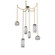 Vessel LED Pendant in Gilded Brass (404|SNB0091-06-GB-S-CH2-L3)