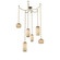 Vessel LED Pendant in Gilded Brass (404|SNB0091-06-GB-B-CH3-L3)