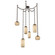 Vessel LED Pendant in Flat Bronze (404|SNB0091-06-FB-B-CH2-L3)