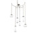 Vessel LED Pendant in Beige Silver (404|SNB0091-06-BS-C-CH2-L1)