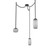 Vessel LED Pendant in Matte Black (404|SNB0091-03-MB-S-CH2-L1)