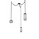 Vessel LED Pendant in Matte Black (404|SNB0091-03-MB-S-CH1-L1)