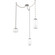 Vessel LED Pendant in Beige Silver (404|SNB0091-03-BS-C-CH2-L3)