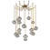 Mesa LED Pendant in Gilded Brass (404|SNB0089-12-GB-S-CH2-L1)