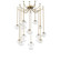 Mesa LED Pendant in Gilded Brass (404|SNB0089-12-GB-C-CH1-L3)