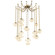 Mesa LED Pendant in Gilded Brass (404|SNB0089-12-GB-A-CH2-L3)