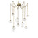 Mesa LED Pendant in Gilded Brass (404|SNB0089-09-GB-C-CH1-L3)