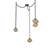 Mesa LED Pendant in Flat Bronze (404|SNB0089-03-FB-B-CH2-L3)