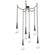 Raindrop LED Pendant in Flat Bronze (404|SNB0078-06-FB-C-CH1-L3)