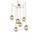 Aster LED LED Pendant in Gilded Brass (404|SNB0066-06-GB-GB-CH3-L3)