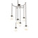 Aster LED LED Pendant in Flat Bronze (404|SNB0066-06-FB-FA-CH3-L3)