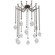 Blossom LED Pendant in Flat Bronze (404|SNB0059-12-FB-BC-CH2-L3)