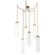 Ledgestone LED Pendant in Gilded Brass (404|SNB0056-06-GB-LC-CH1-L3)
