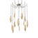 Rock Crystal LED Pendant in Beige Silver (404|SNB0050-12-BS-CB-CH1-L3)