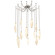 Rock Crystal LED Pendant in Beige Silver (404|SNB0050-12-BS-CA-CH1-L3)