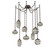Misto Nine Light Pendant in Flat Bronze (404|SNB0048-09-FB-OS-CH3-E2)