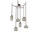 Misto Six Light Pendant in Flat Bronze (404|SNB0048-06-FB-OS-CH2-E2)