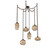 Misto Six Light Pendant in Flat Bronze (404|SNB0048-06-FB-OB-CH2-E2)