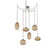Misto Six Light Pendant in Beige Silver (404|SNB0048-06-BS-OB-CH2-E2)