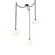 Misto Three Light Pendant in Matte Black (404|SNB0048-03-MB-OA-CH2-E2)