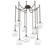 Terra Nine Light Pendant in Flat Bronze (404|SNB0047-09-FB-OC-CH3-E2)