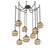 Terra Nine Light Pendant in Flat Bronze (404|SNB0047-09-FB-OB-CH2-E2)