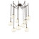 Terra Nine Light Pendant in Flat Bronze (404|SNB0047-09-FB-OA-CH2-E2)