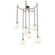 Terra Six Light Pendant in Flat Bronze (404|SNB0047-06-FB-OA-CH1-E2)