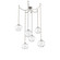 Terra Six Light Pendant in Beige Silver (404|SNB0047-06-BS-OC-CH2-E2)
