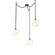 Terra Three Light Pendant in Matte Black (404|SNB0047-03-MB-OA-CH3-E2)