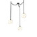 Terra Three Light Pendant in Matte Black (404|SNB0047-03-MB-OA-CH2-E2)