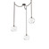 Terra Three Light Pendant in Flat Bronze (404|SNB0047-03-FB-OC-CH1-E2)