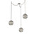 Terra Three Light Pendant in Beige Silver (404|SNB0047-03-BS-OS-CH2-E2)