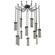 Parallel LED Pendant in Matte Black (404|SNB0042-12-MB-SG-CH3-L1)